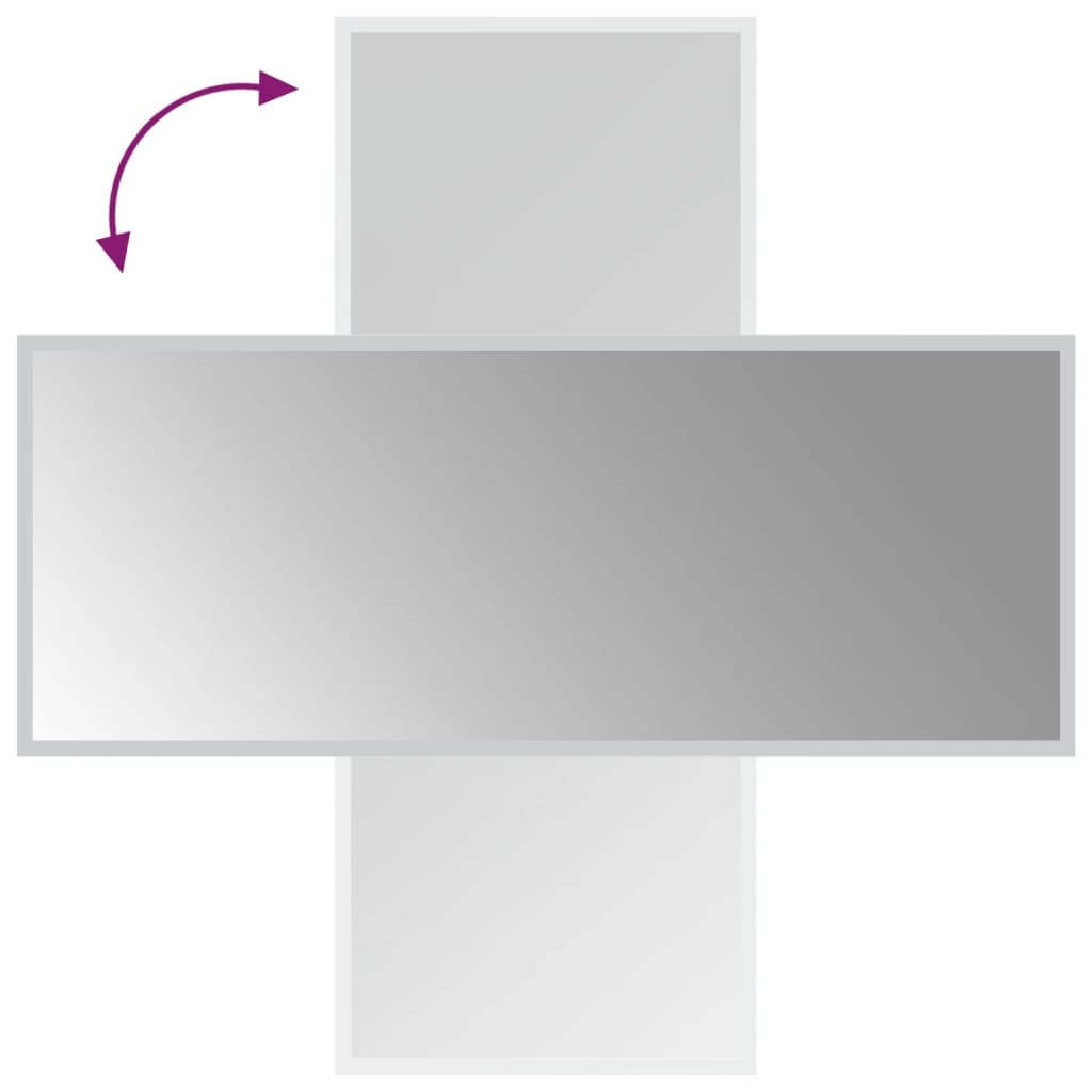 vidaXL Oglindă de baie cu LED, 40x100 cm