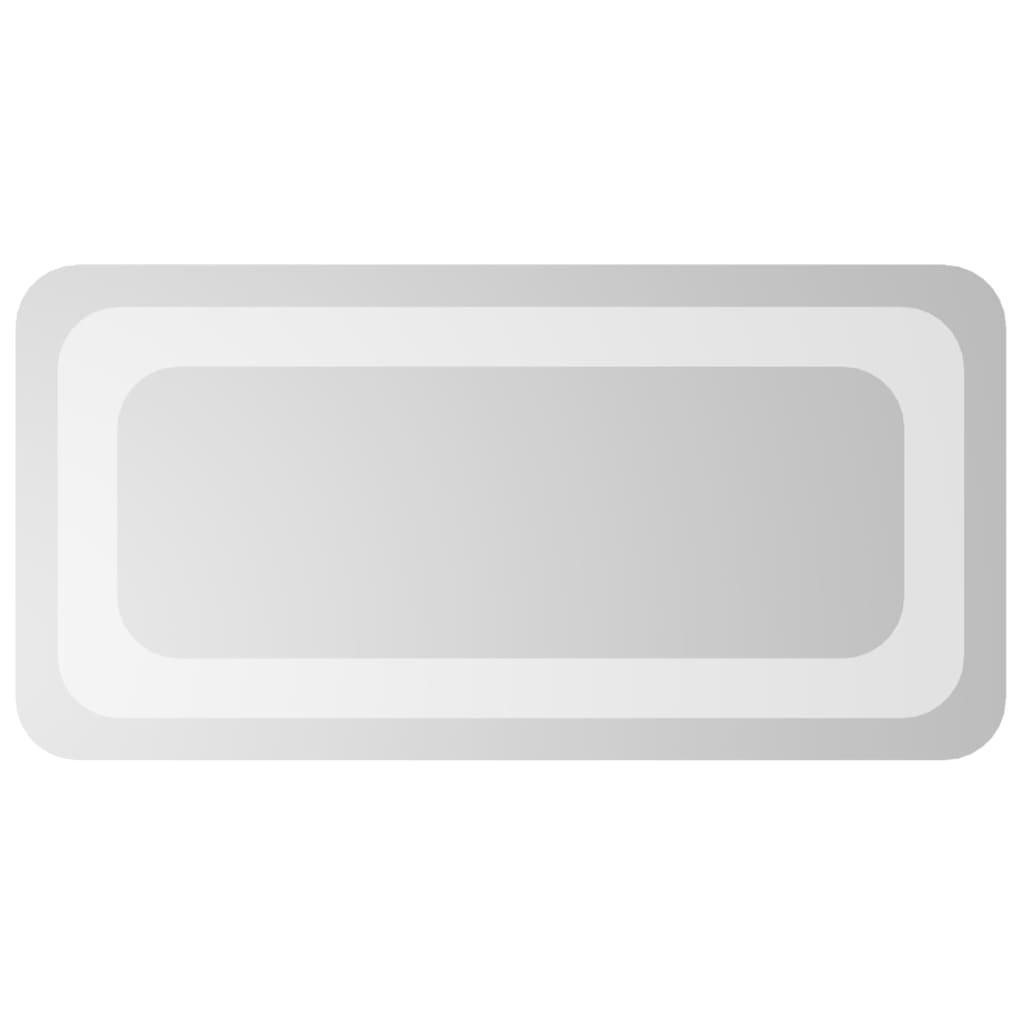 vidaXL Oglindă de baie cu LED, 20x40 cm