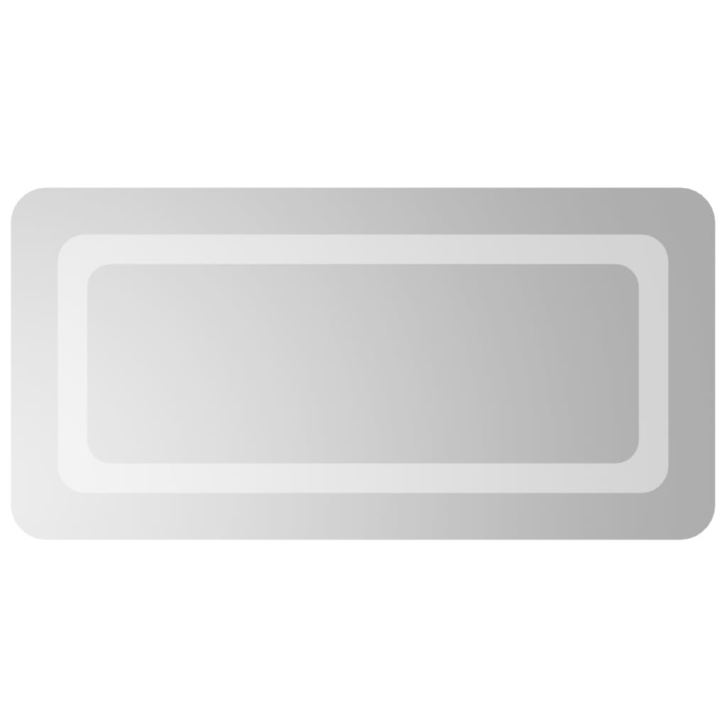 vidaXL Oglinda de baie cu LED, 30x60 cm
