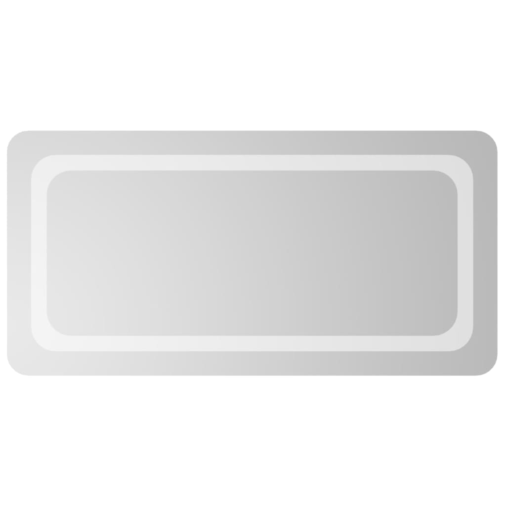 vidaXL Oglindă de baie cu LED, 40x80 cm