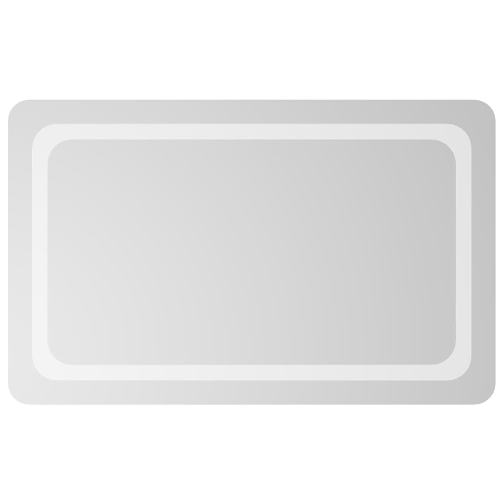 vidaXL Oglindă de baie cu LED, 50x80 cm