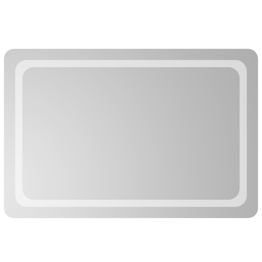 vidaXL Oglindă de baie cu LED, 60x90 cm