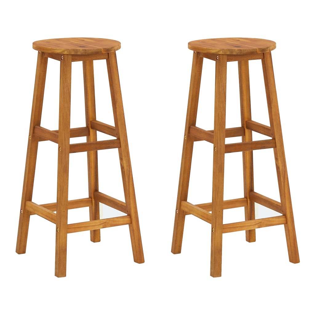 vidaXL Set bar de grădină, 3 piese, lemn masiv de acacia