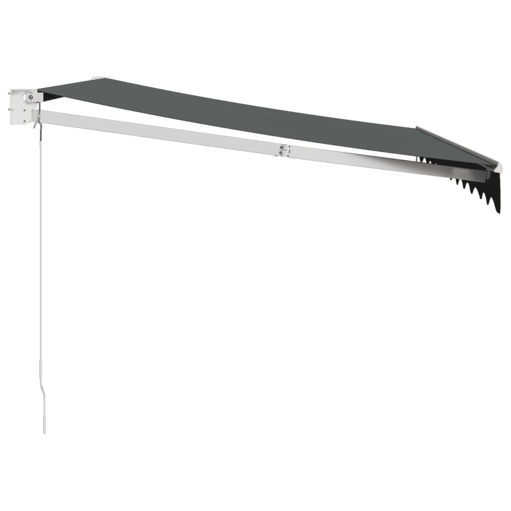 vidaXL Copertină retractabilă, antracit, 3x2,5 m, textil și aluminiu vidaXL Copertină retractabilă, antracit, 3x2,5 m, textil și aluminiu