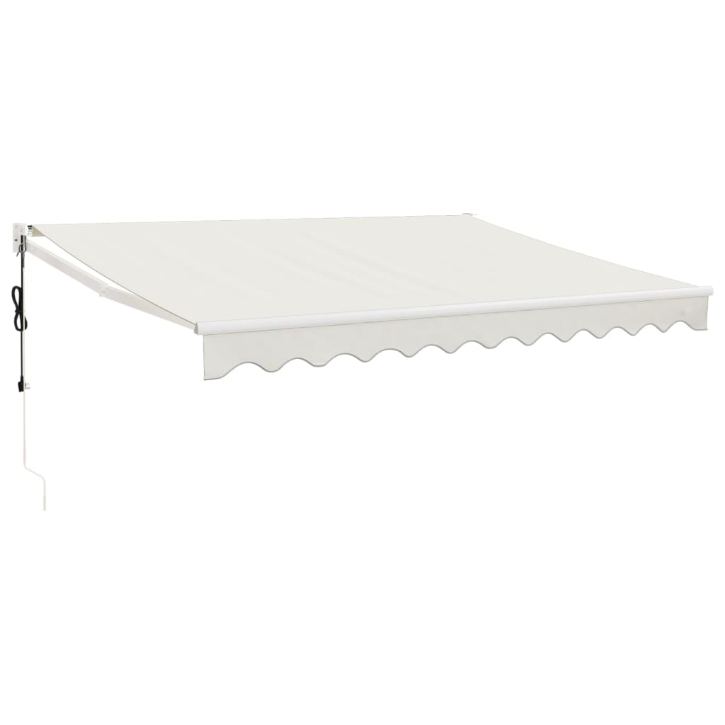 vidaXL Copertină retractabilă automată, crem, 3x2,5 m vidaXL Copertină retractabilă automată, crem, 3x2,5 m