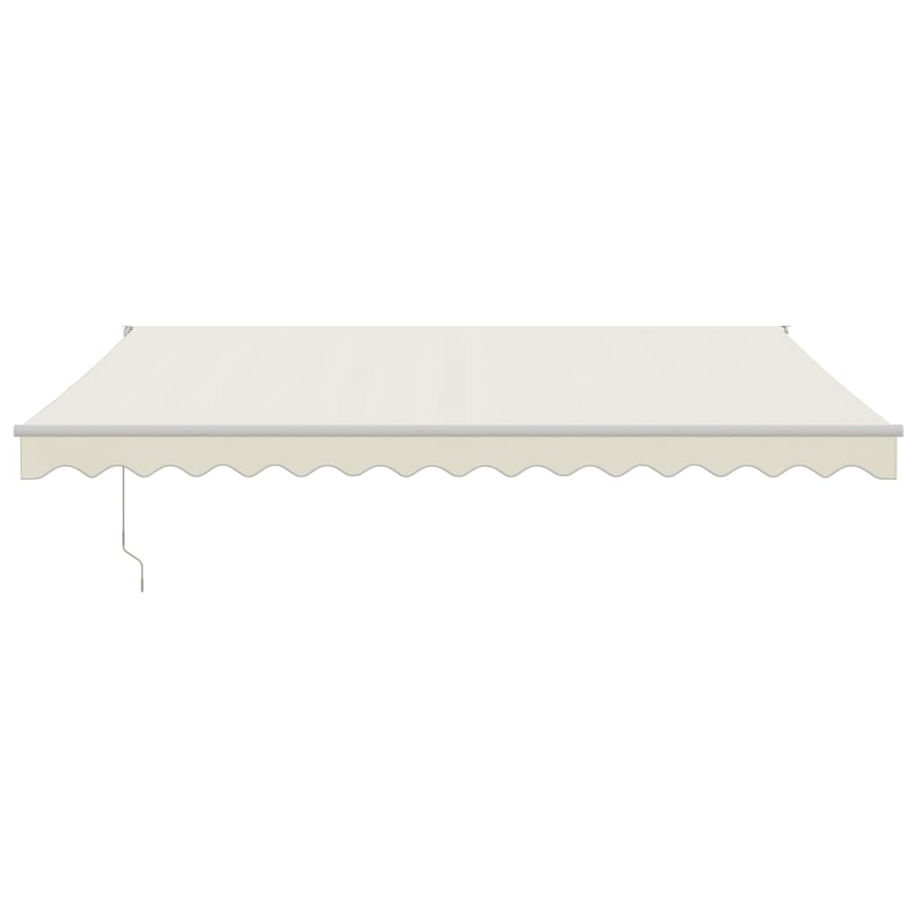 vidaXL Copertină retractabilă automată, crem, 4x3 m vidaXL Copertină retractabilă automată, crem, 4x3 m
