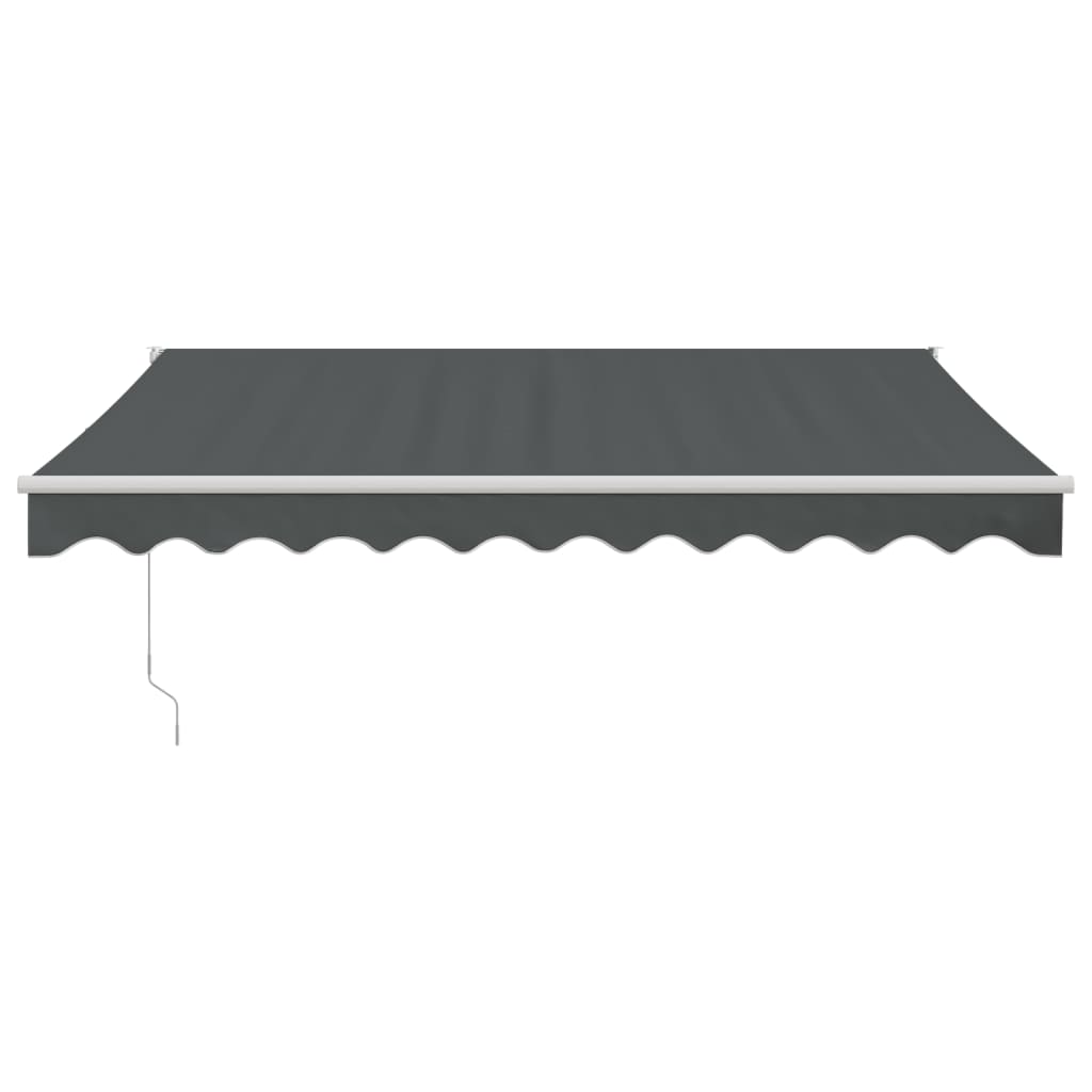 vidaXL Copertină automată retractabilă, antracit, 3,5x2,5 m vidaXL Copertină automată retractabilă, antracit, 3,5x2,5 m