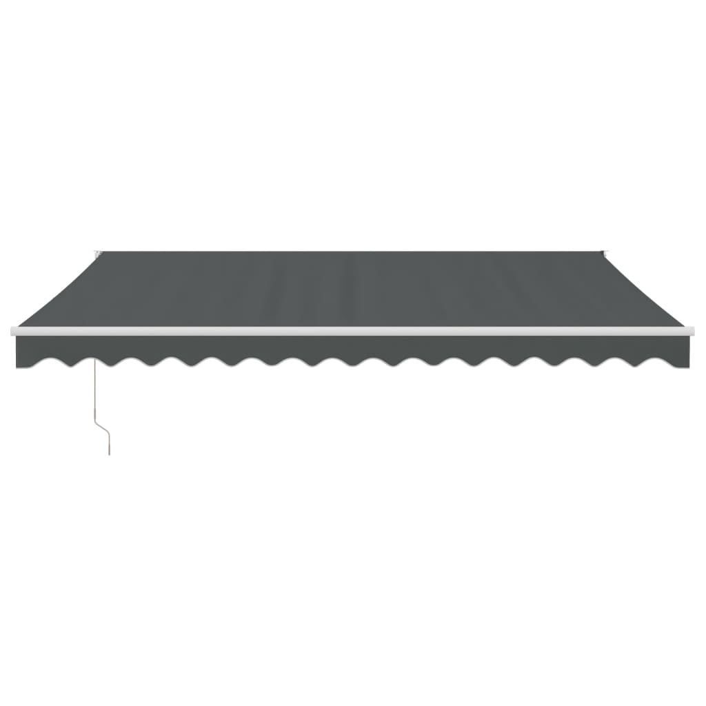 vidaXL Copertină retractabilă automată, antracit, 4,5x3 m vidaXL Copertină retractabilă automată, antracit, 4,5x3 m