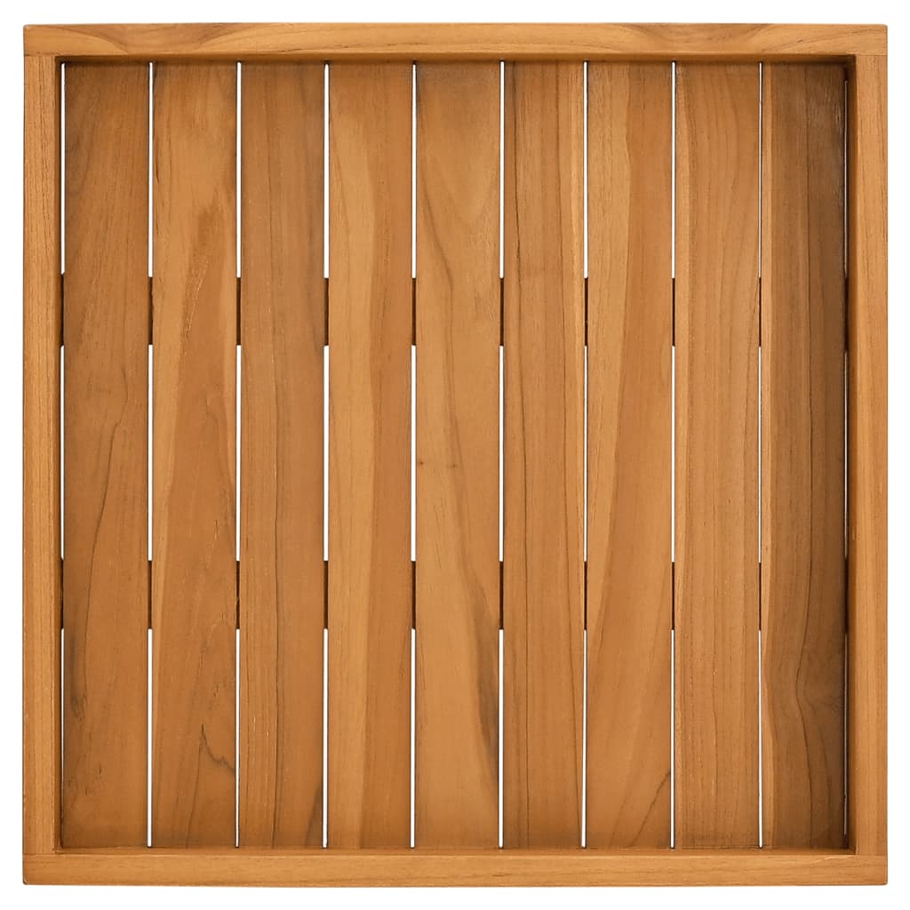 vidaXL Tavă pentru servit, 50x50 cm, lemn masiv de tec vidaXL Tavă pentru servit, 50x50 cm, lemn masiv de tec