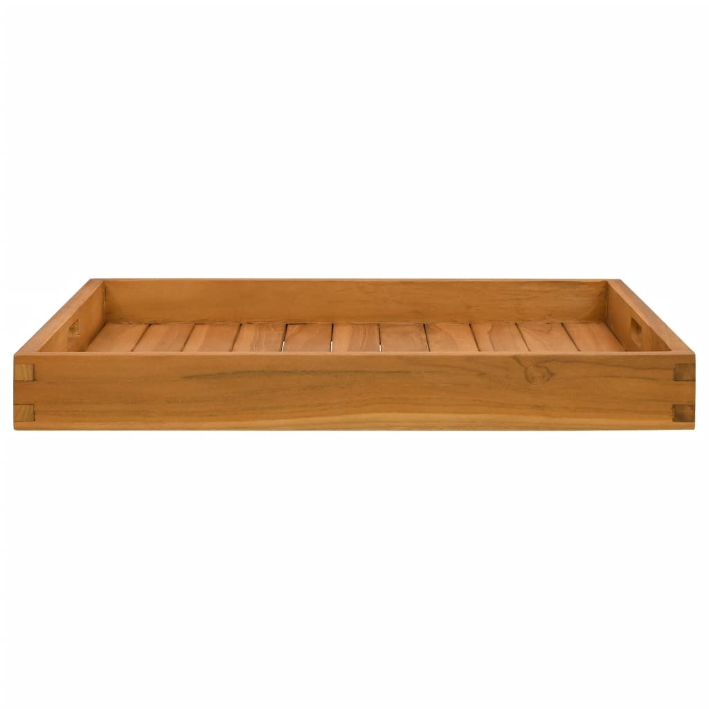 vidaXL Tavă pentru servit, 60x60 cm, lemn masiv de tec vidaXL Tavă pentru servit, 60x60 cm, lemn masiv de tec
