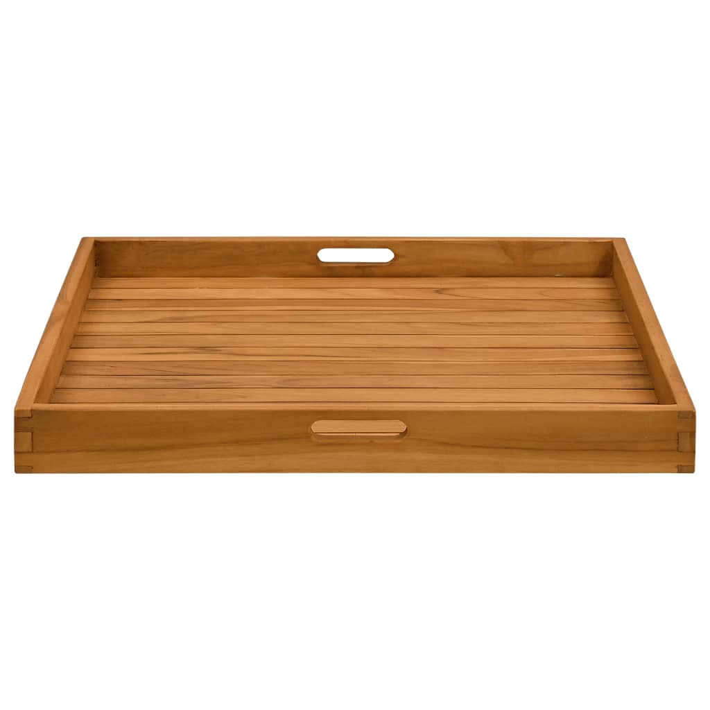 vidaXL Tavă pentru servit, 70x70 cm, lemn masiv de tec vidaXL Tavă pentru servit, 70x70 cm, lemn masiv de tec