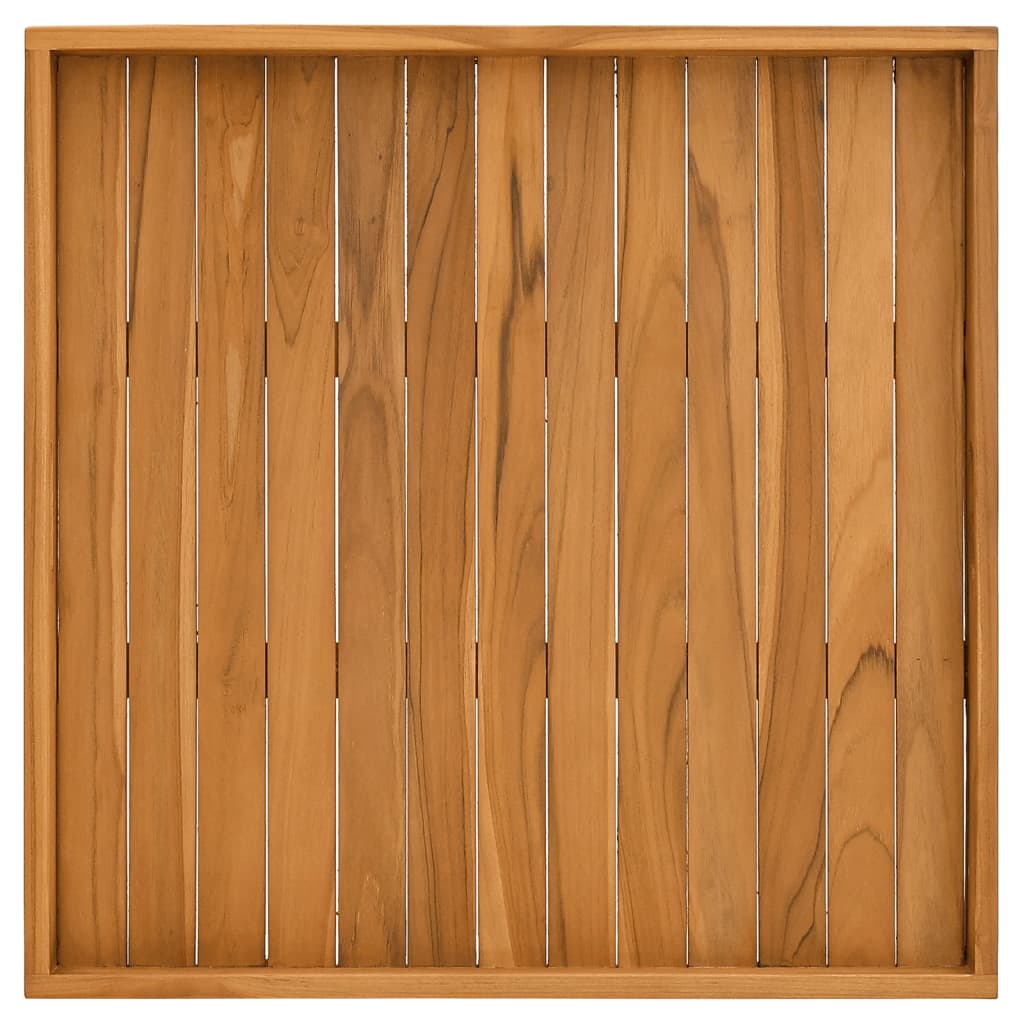vidaXL Tavă pentru servit, 70x70 cm, lemn masiv de tec vidaXL Tavă pentru servit, 70x70 cm, lemn masiv de tec