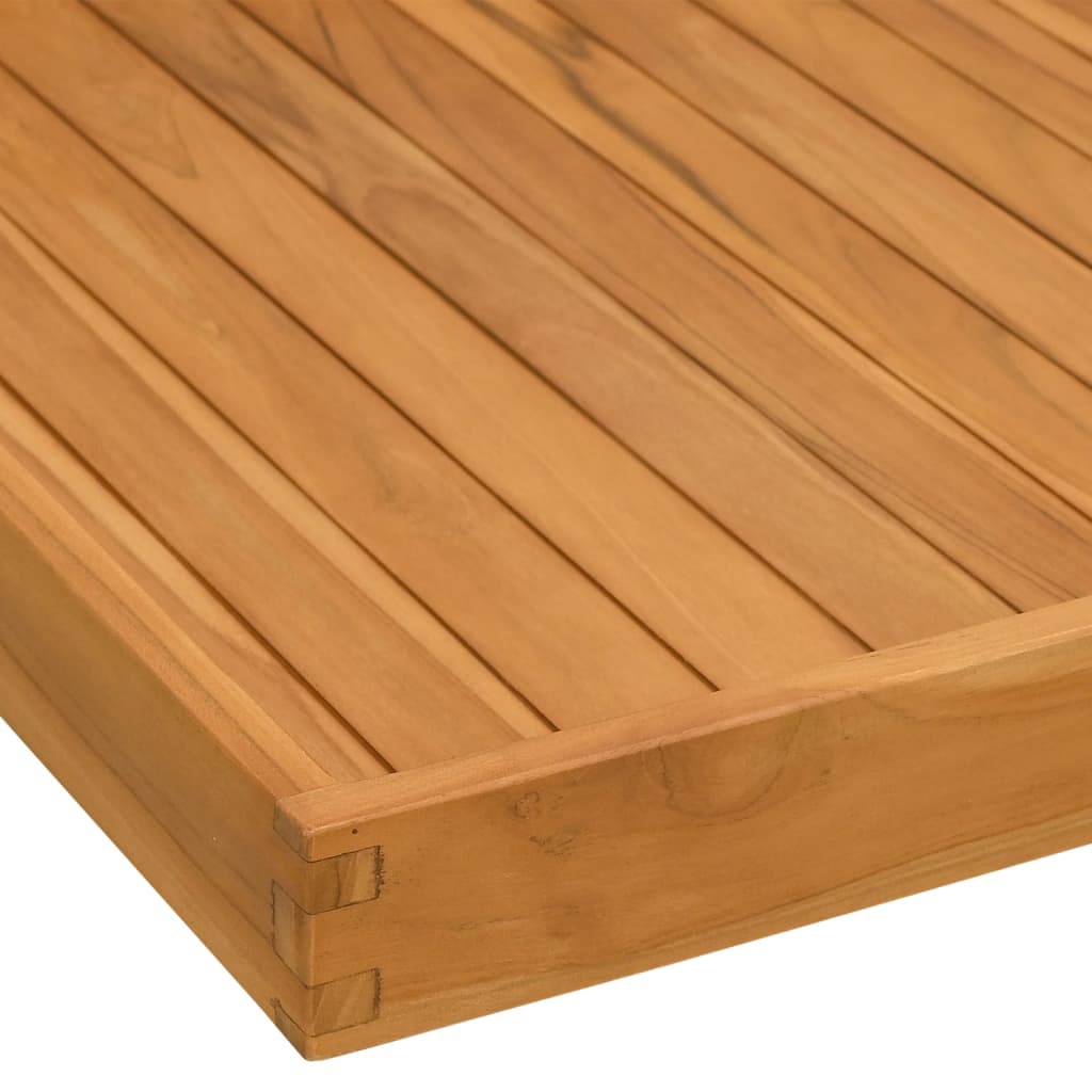 vidaXL Tavă pentru servit, 70x70 cm, lemn masiv de tec vidaXL Tavă pentru servit, 70x70 cm, lemn masiv de tec