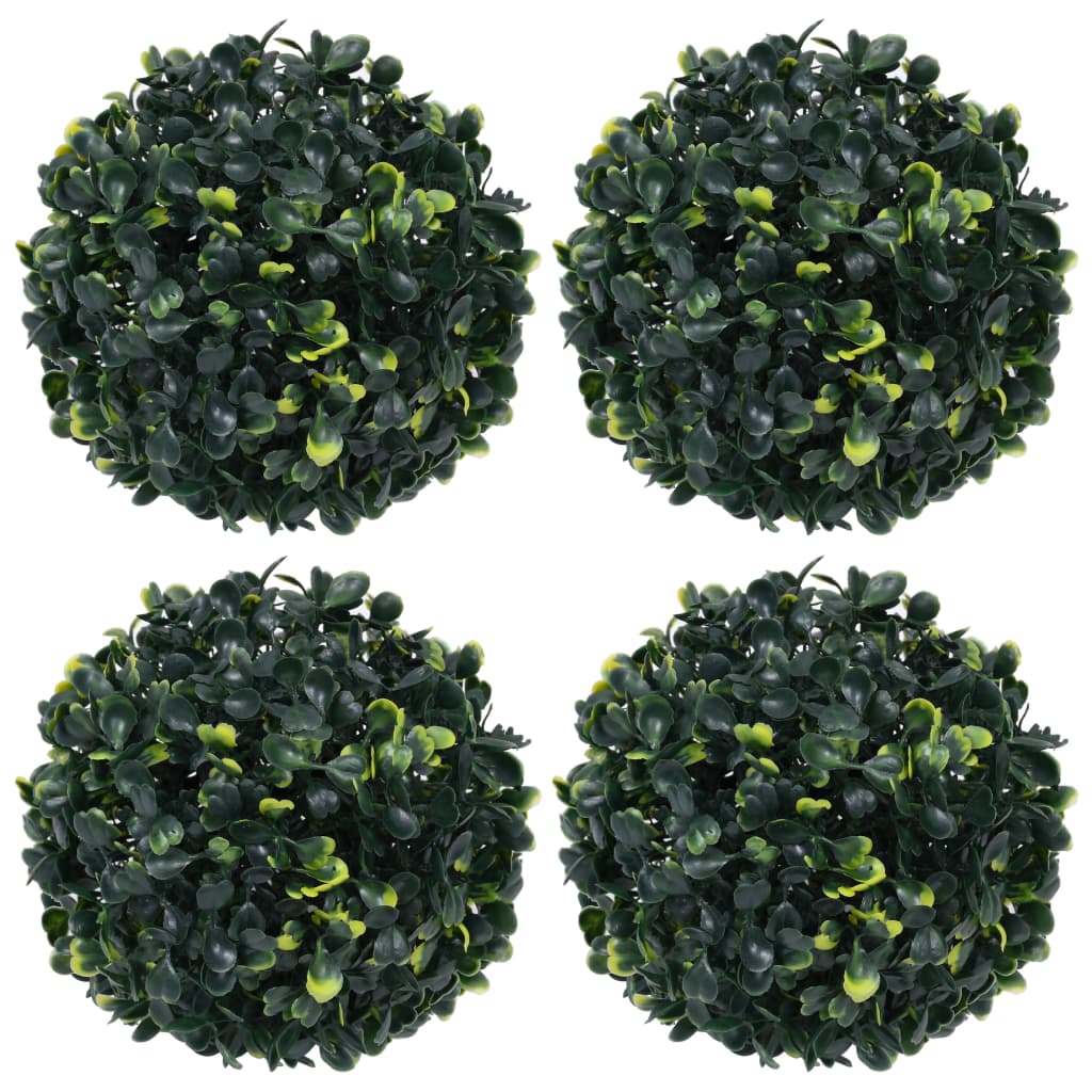 vidaXL Bile de arbuști cimișir artificiali, 4 buc., 12 cm vidaXL Bile de arbuști cimișir artificiali, 4 buc., 12 cm