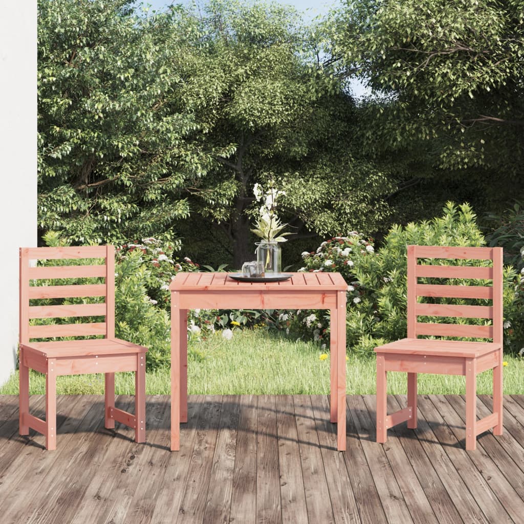 vidaXL Set bistro de grădină, 3 piese, lemn masiv douglas vidaXL Set bistro de grădină, 3 piese, lemn masiv douglas