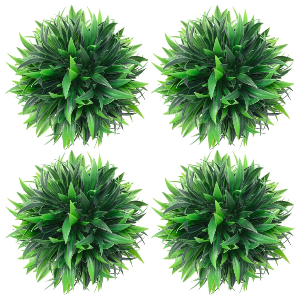 vidaXL Bile de cimișir artificial, 4 buc., 15 cm vidaXL Bile de cimișir artificial, 4 buc., 15 cm