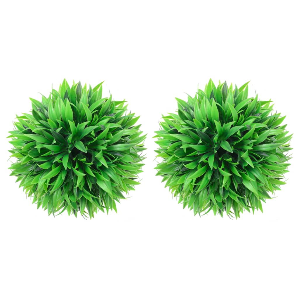 vidaXL Bile arbuști cimișir artificial, 2 buc., 30 cm vidaXL Bile arbuști cimișir artificial, 2 buc., 30 cm