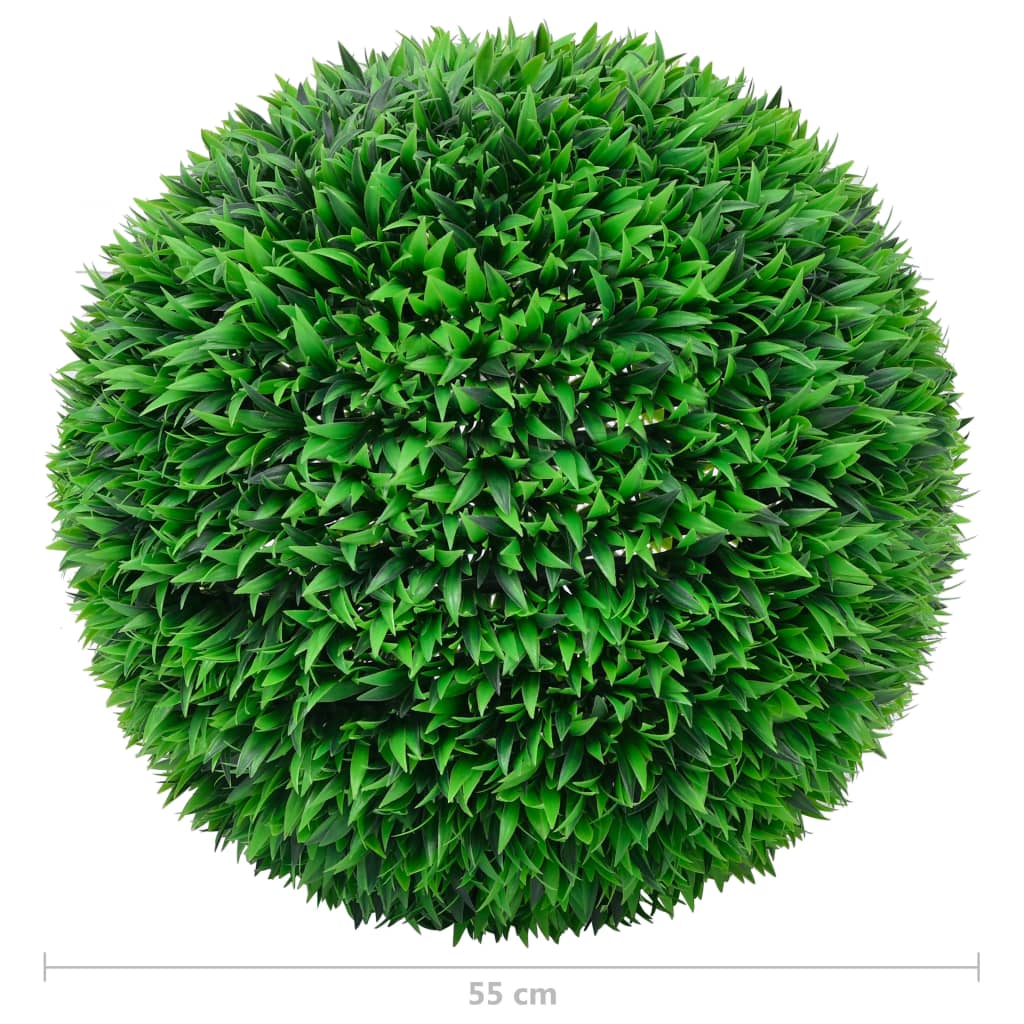 vidaXL Bile de arbuști cimișir artificiali, 2 buc., 55 cm