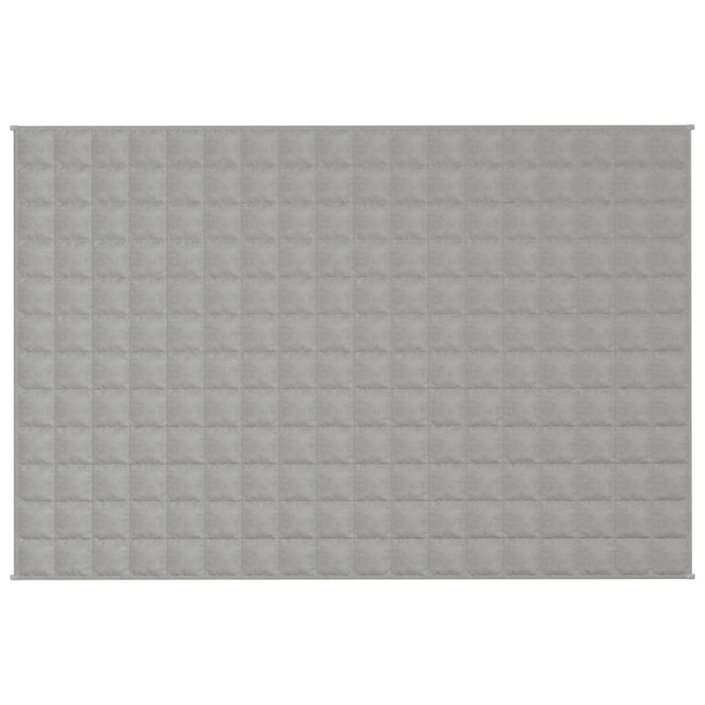 vidaXL Pătură grea, gri, 122x183 cm, 9 kg, material textil