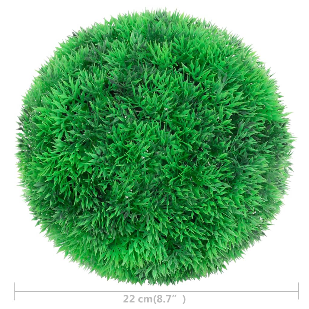 vidaXL Bile de arbuști cimișir artificiali, 2 buc., 22 cm vidaXL Bile de arbuști cimișir artificiali, 2 buc., 22 cm