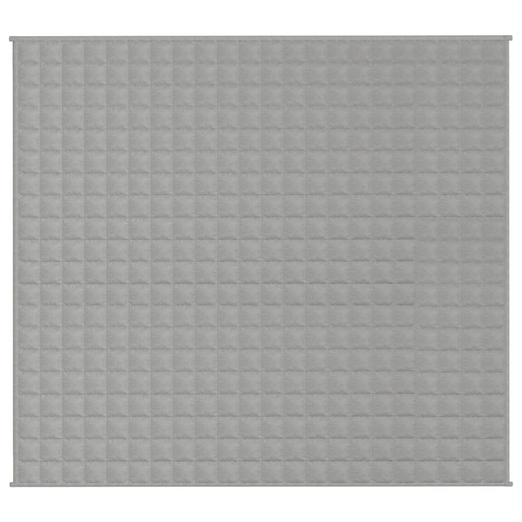 vidaXL Pătură grea, gri, 200x230 cm, 9 kg, material textil