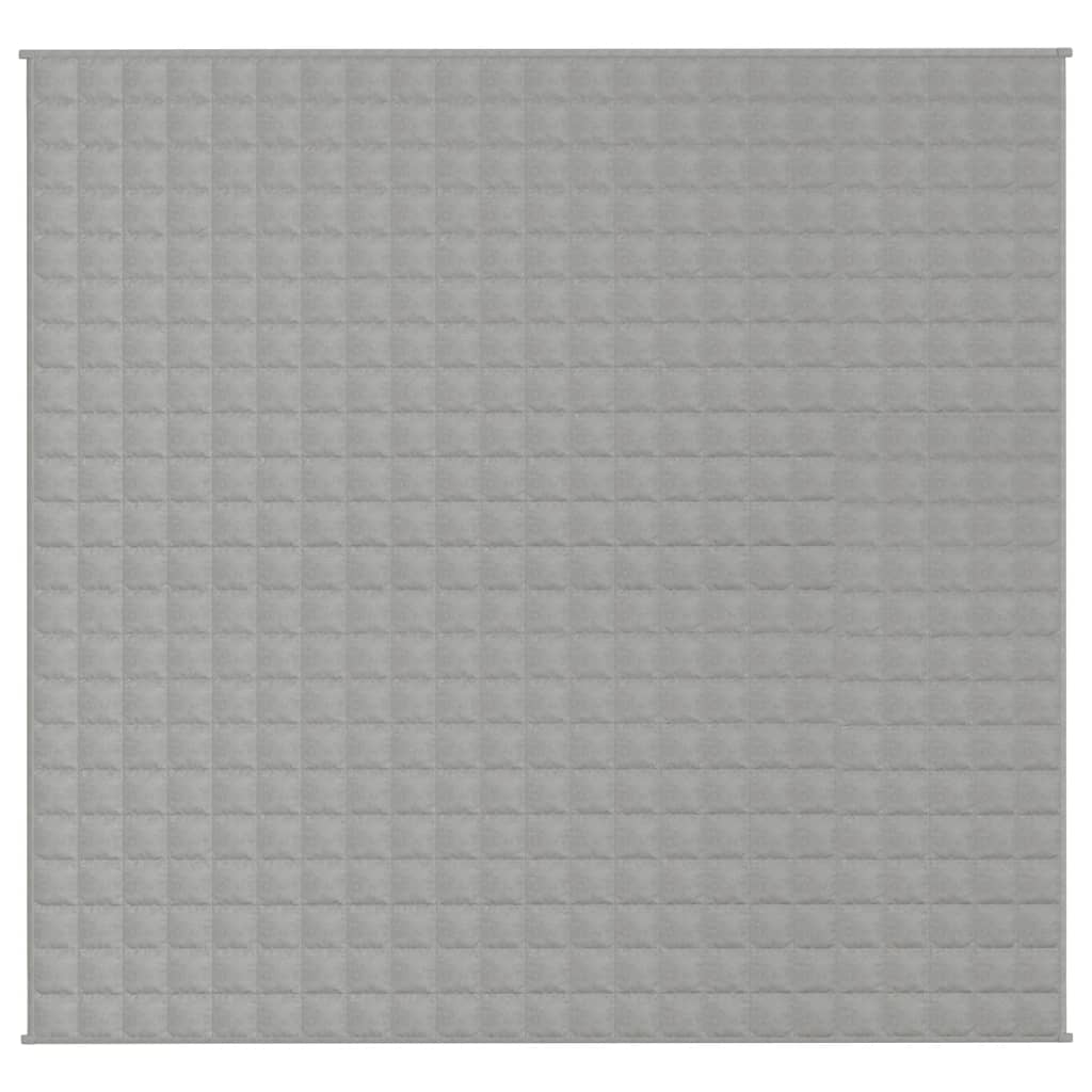 vidaXL Pătură anti-stres, gri, 220x230 cm, 11 kg, material textil vidaXL Pătură anti-stres, gri, 220x230 cm, 11 kg, material textil