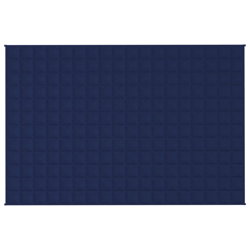vidaXL Pătură anti-stres, albastru, 122x183 cm, 5 kg, material textil vidaXL Pătură anti-stres, albastru, 122x183 cm, 5 kg, material textil