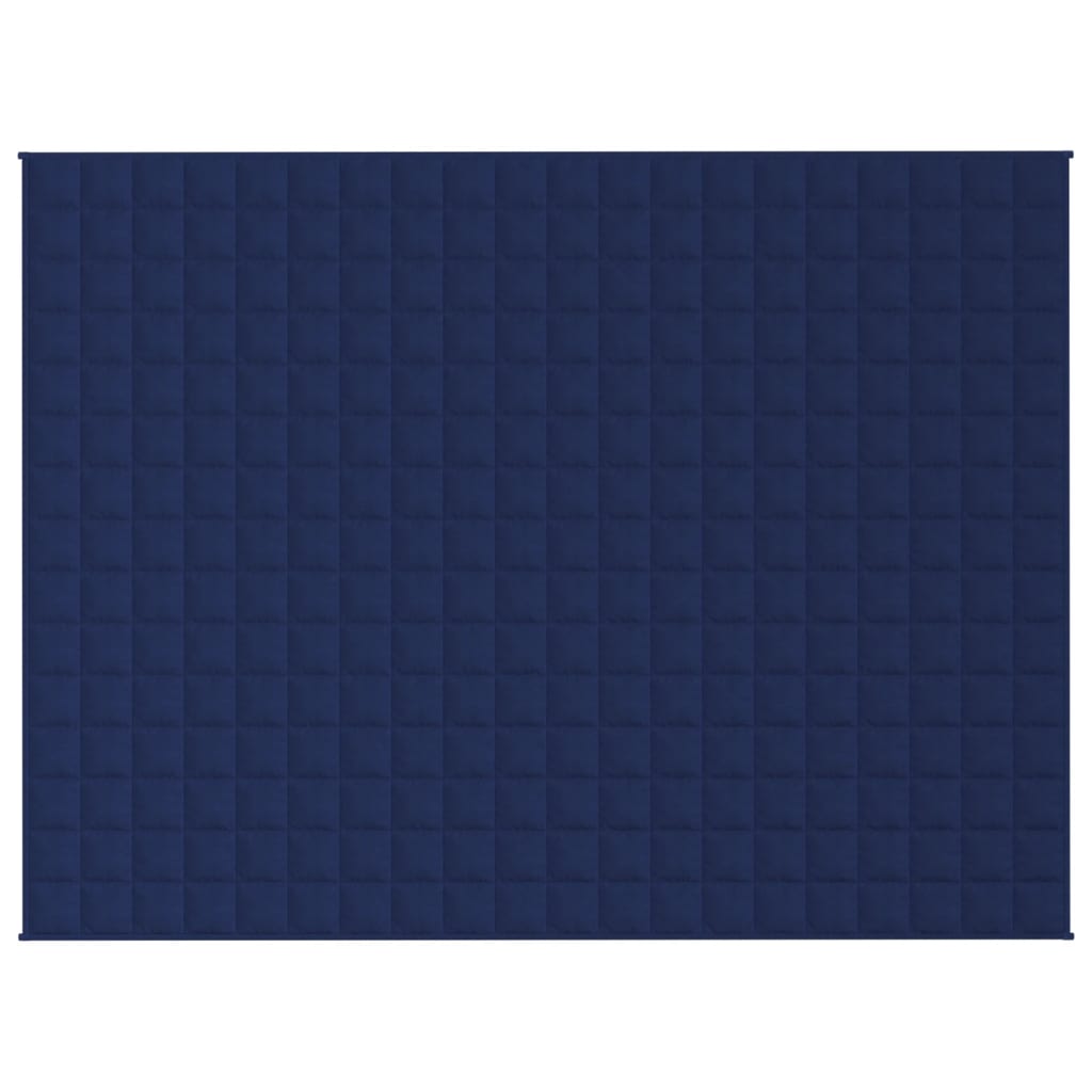 vidaXL Pătură grea, albastru, 152x203 cm, 7 kg, material textil vidaXL Pătură grea, albastru, 152x203 cm, 7 kg, material textil