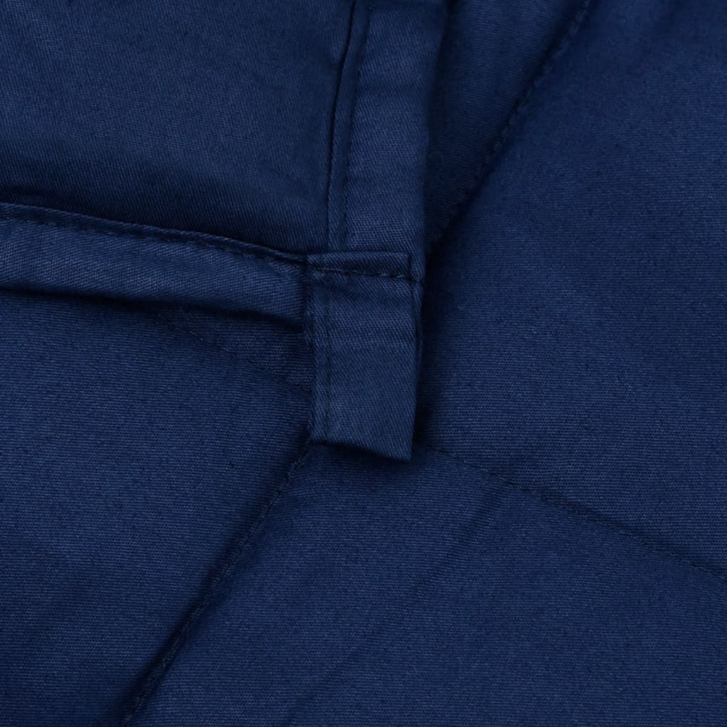 vidaXL Pătură grea, albastru, 220x240 cm, 11 kg, material textil vidaXL Pătură grea, albastru, 220x240 cm, 11 kg, material textil