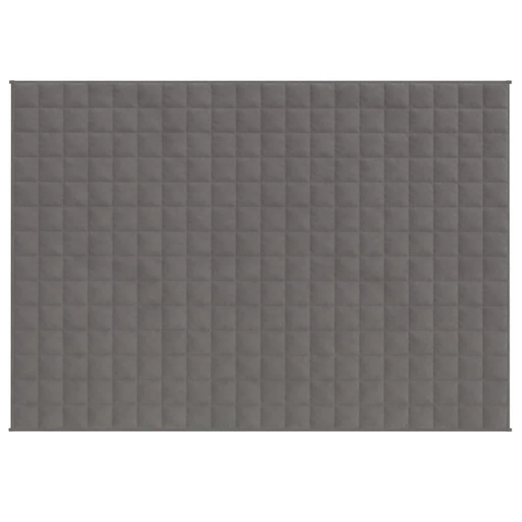 vidaXL Pătură grea, gri, 152x203 cm, 7 kg, material textil