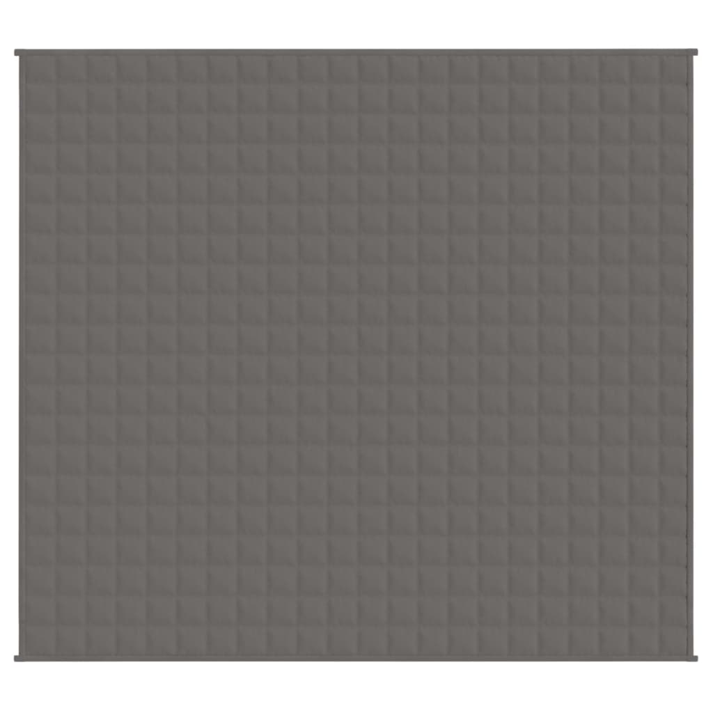 vidaXL Pătură anti-stres, gri, 200x230 cm, 13 kg, material textil vidaXL Pătură anti-stres, gri, 200x230 cm, 13 kg, material textil