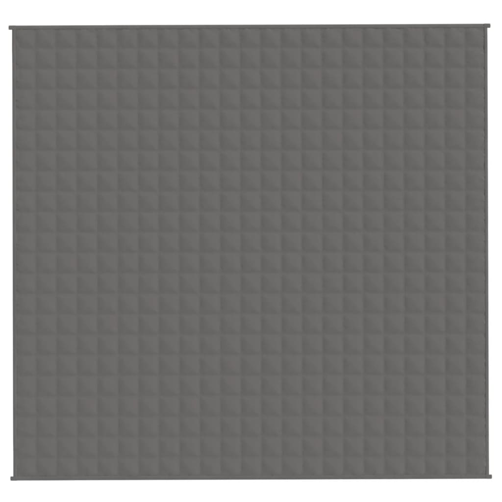 vidaXL Pătură anti-stres, gri, 220x230 cm, 11 kg, material textil vidaXL Pătură anti-stres, gri, 220x230 cm, 11 kg, material textil