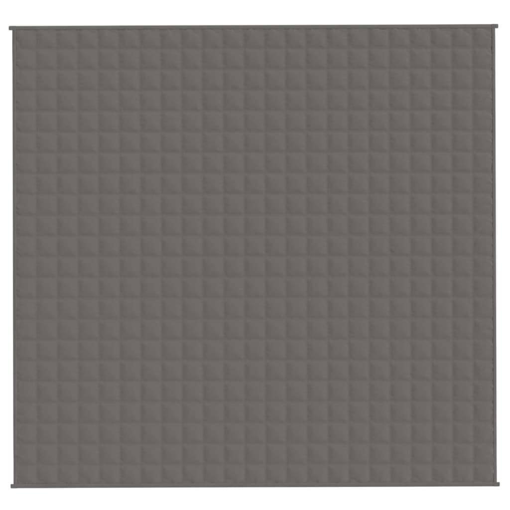 vidaXL Pătură anti-stres, gri, 220x240 cm, 11 kg, material textil vidaXL Pătură anti-stres, gri, 220x240 cm, 11 kg, material textil