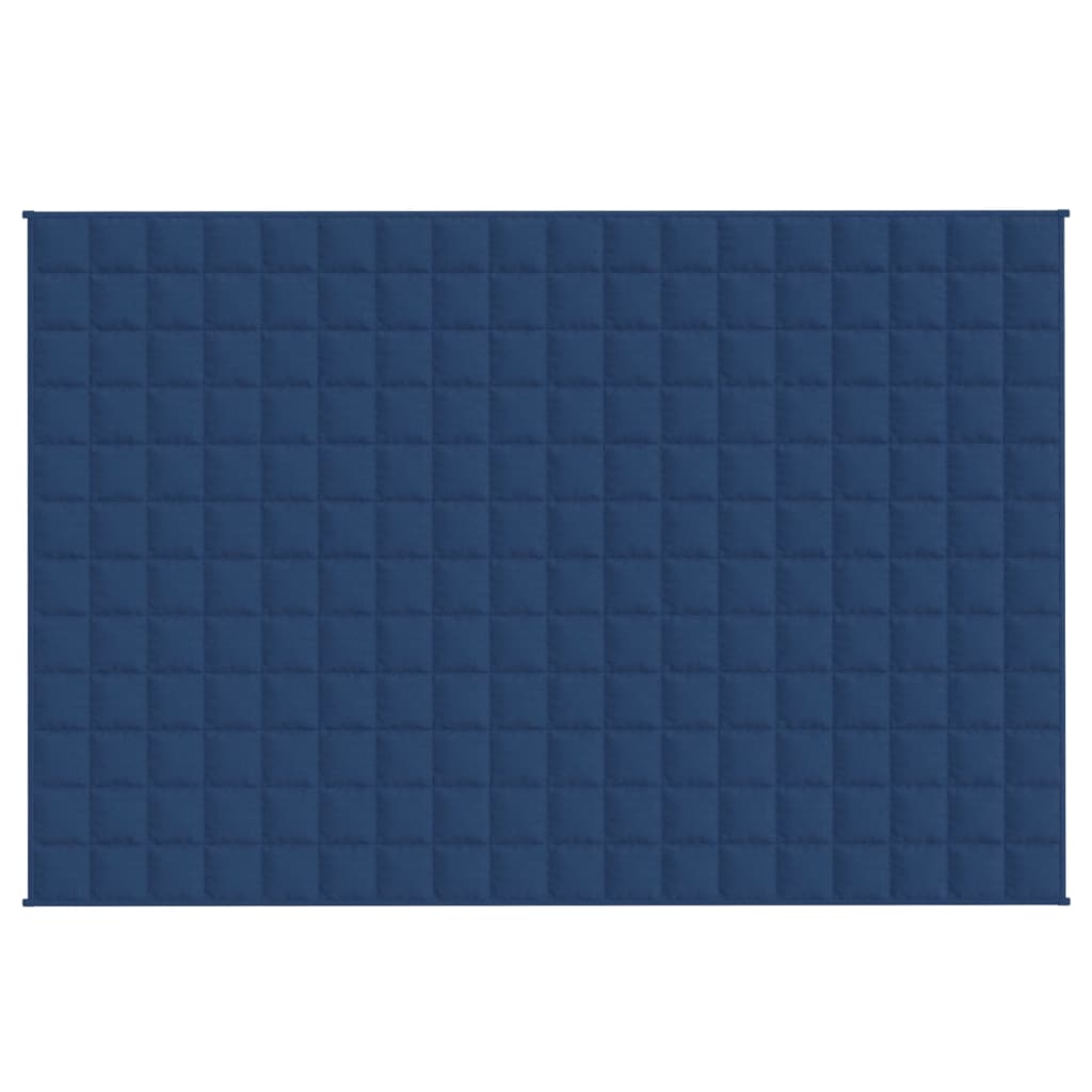 vidaXL Pătură anti-stres, albastru, 122x183 cm, 9 kg, material textil vidaXL Pătură anti-stres, albastru, 122x183 cm, 9 kg, material textil