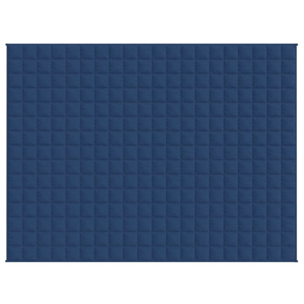 vidaXL Pătură grea, albastru, 152x203 cm, 7 kg, material textil vidaXL Pătură grea, albastru, 152x203 cm, 7 kg, material textil
