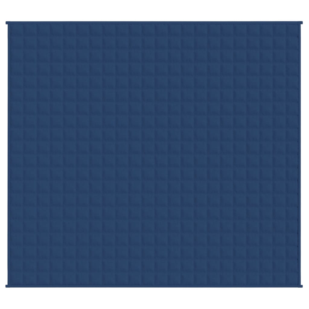 vidaXL Pătură grea, albastru, 220x240 cm, 11 kg, material textil