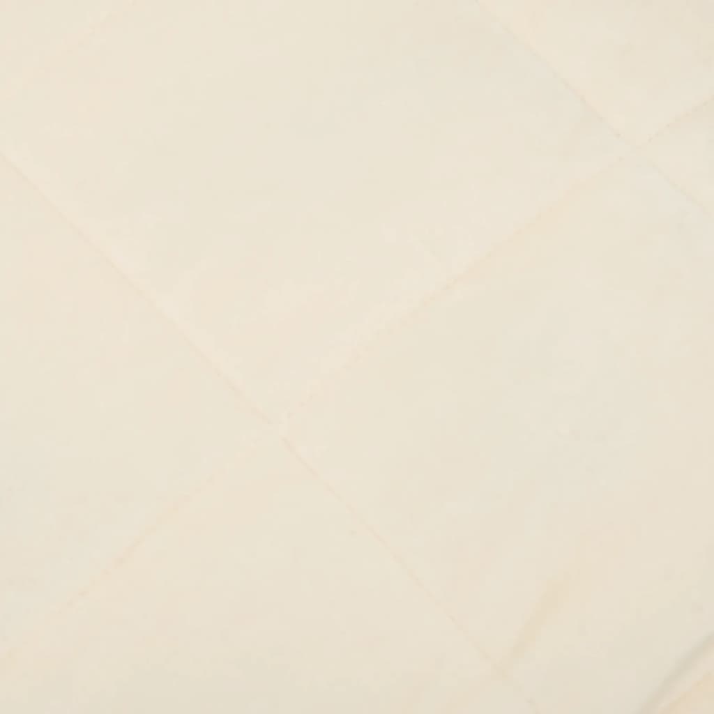 vidaXL Pătură grea, crem deschis, 137x200 cm, 6 kg, material textil vidaXL Pătură grea, crem deschis, 137x200 cm, 6 kg, material textil