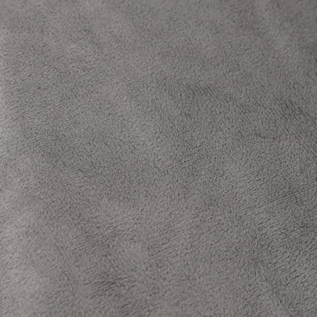 vidaXL Pătură grea cu husă, gri, 122x183 cm, 5 kg, material textil vidaXL Pătură grea cu husă, gri, 122x183 cm, 5 kg, material textil