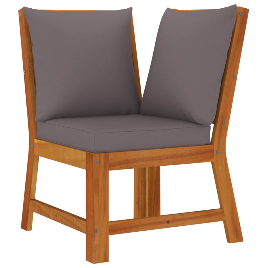 vidaXL Set mobilier grădină cu perne, 6 piese, lemn masiv acacia vidaXL Set mobilier grădină cu perne, 6 piese, lemn masiv acacia