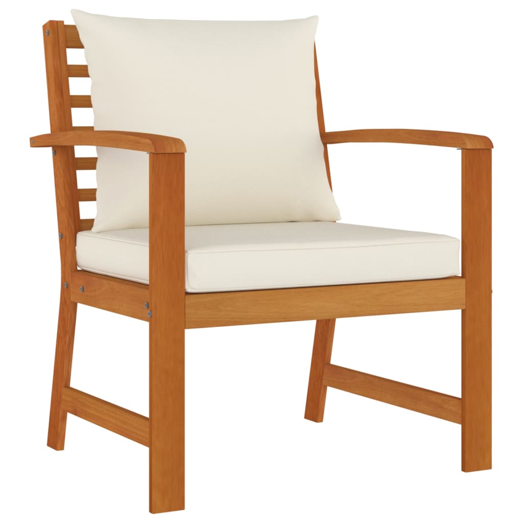 vidaXL Set mobilier de grădină cu perne, 9 piese, lemn masiv de acacia vidaXL Set mobilier de grădină cu perne, 9 piese, lemn masiv de acacia
