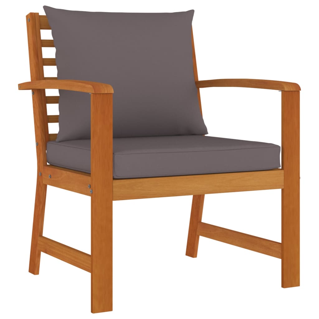vidaXL Set mobilier de grădină cu perne, 9 piese, lemn masiv de acacia vidaXL Set mobilier de grădină cu perne, 9 piese, lemn masiv de acacia