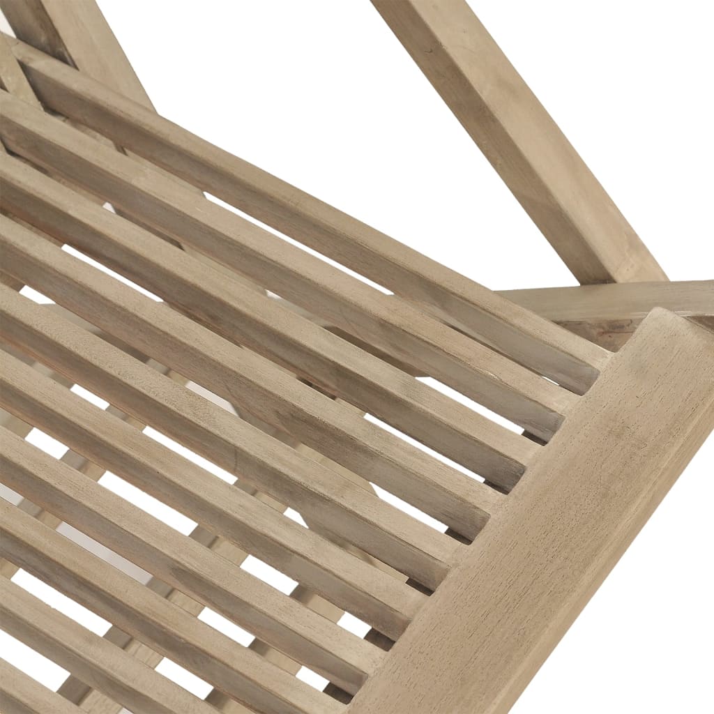 vidaXL Set mobilier de grădină, 5 piese, gri, lemn masiv de tec vidaXL Set mobilier de grădină, 5 piese, gri, lemn masiv de tec