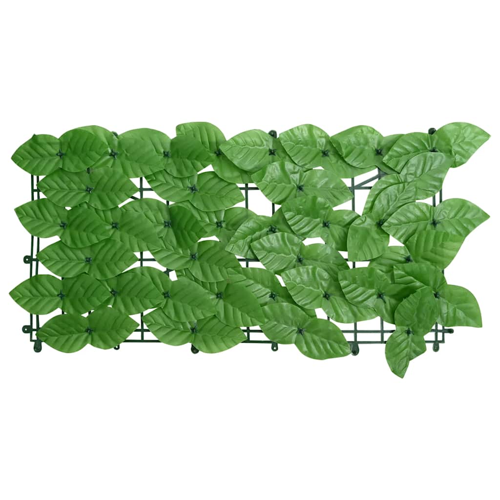 vidaXL Paravan de balcon, frunze verzi, 600x150 cm