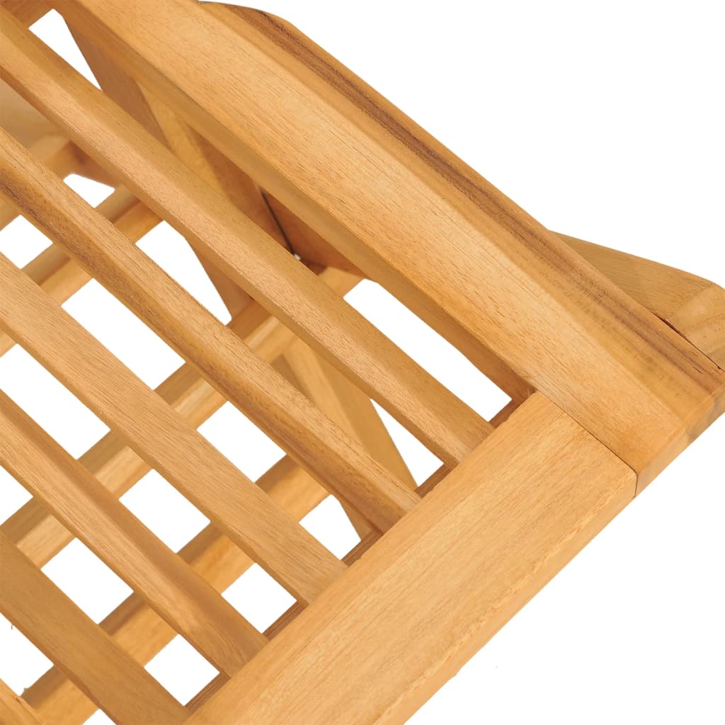 vidaXL Scaune de grădină pliante, 4 buc., 47x62x90 cm, lemn masiv tec vidaXL Scaune de grădină pliante, 4 buc., 47x62x90 cm, lemn masiv tec