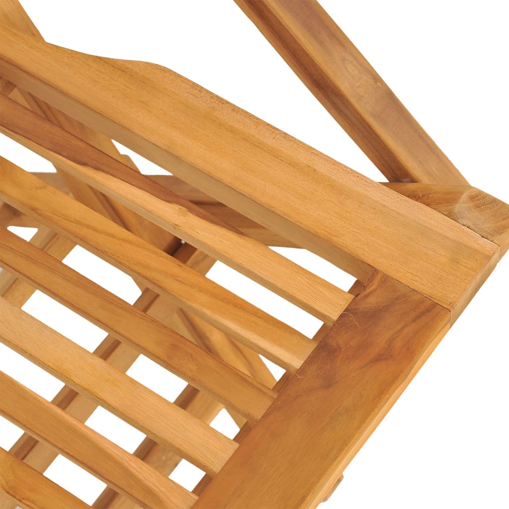 vidaXL Scaune de grădină pliante, 4 buc., 55x62x90 cm, lemn masiv tec vidaXL Scaune de grădină pliante, 4 buc., 55x62x90 cm, lemn masiv tec