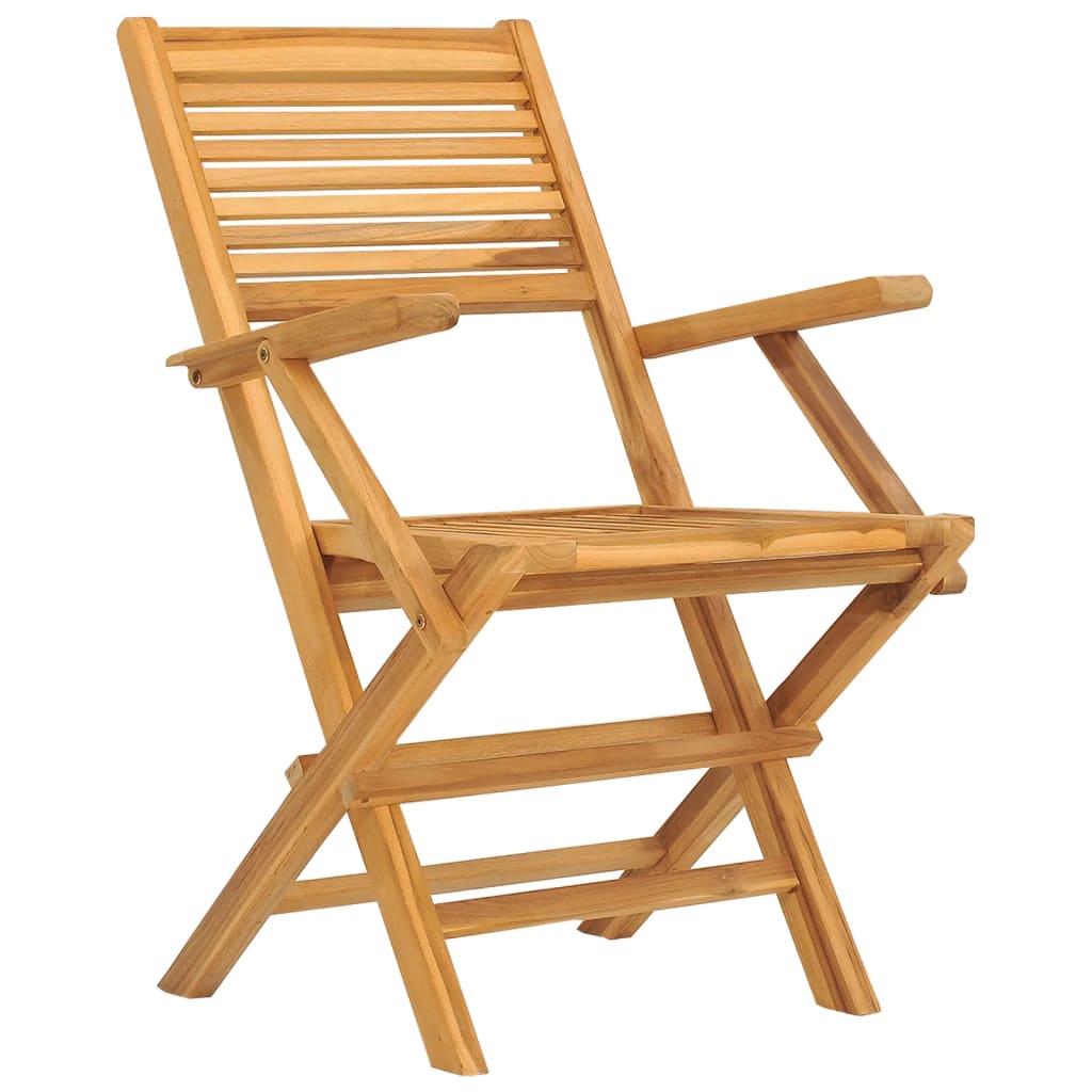 vidaXL Scaune de grădină pliante, 6 buc., 55x62x90 cm, lemn masiv tec vidaXL Scaune de grădină pliante, 6 buc., 55x62x90 cm, lemn masiv tec