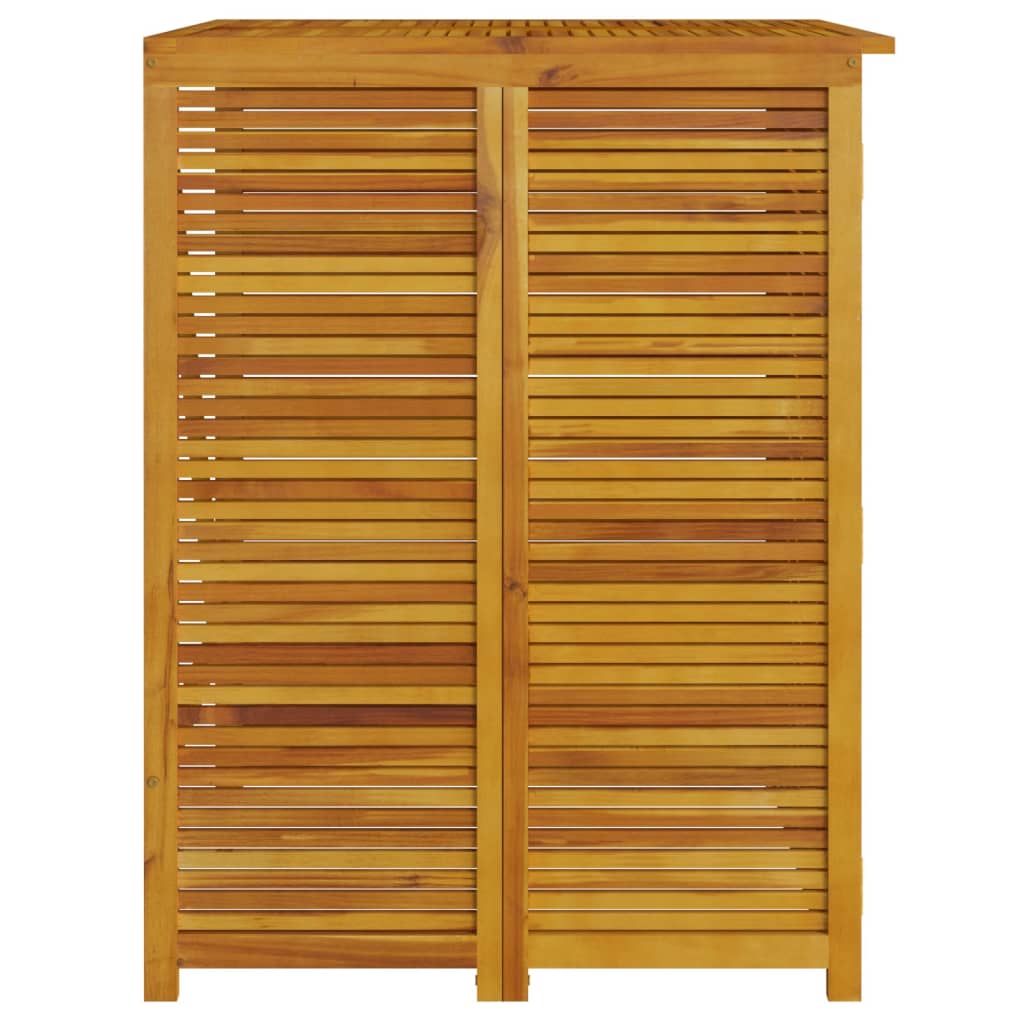 vidaXL Magazie pubelă gunoi cvadruplă, 280x89x117 cm lemn masiv acacia vidaXL Magazie pubelă gunoi cvadruplă, 280x89x117 cm lemn masiv acacia