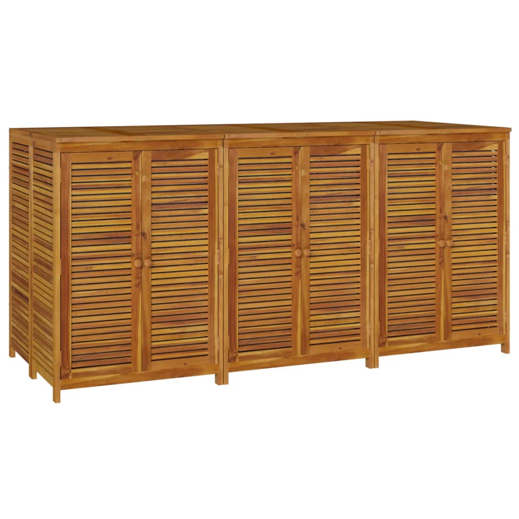 vidaXL Ladă depozitare de grădină, 210x87x104 cm, lemn masiv acacia vidaXL Ladă depozitare de grădină, 210x87x104 cm, lemn masiv acacia