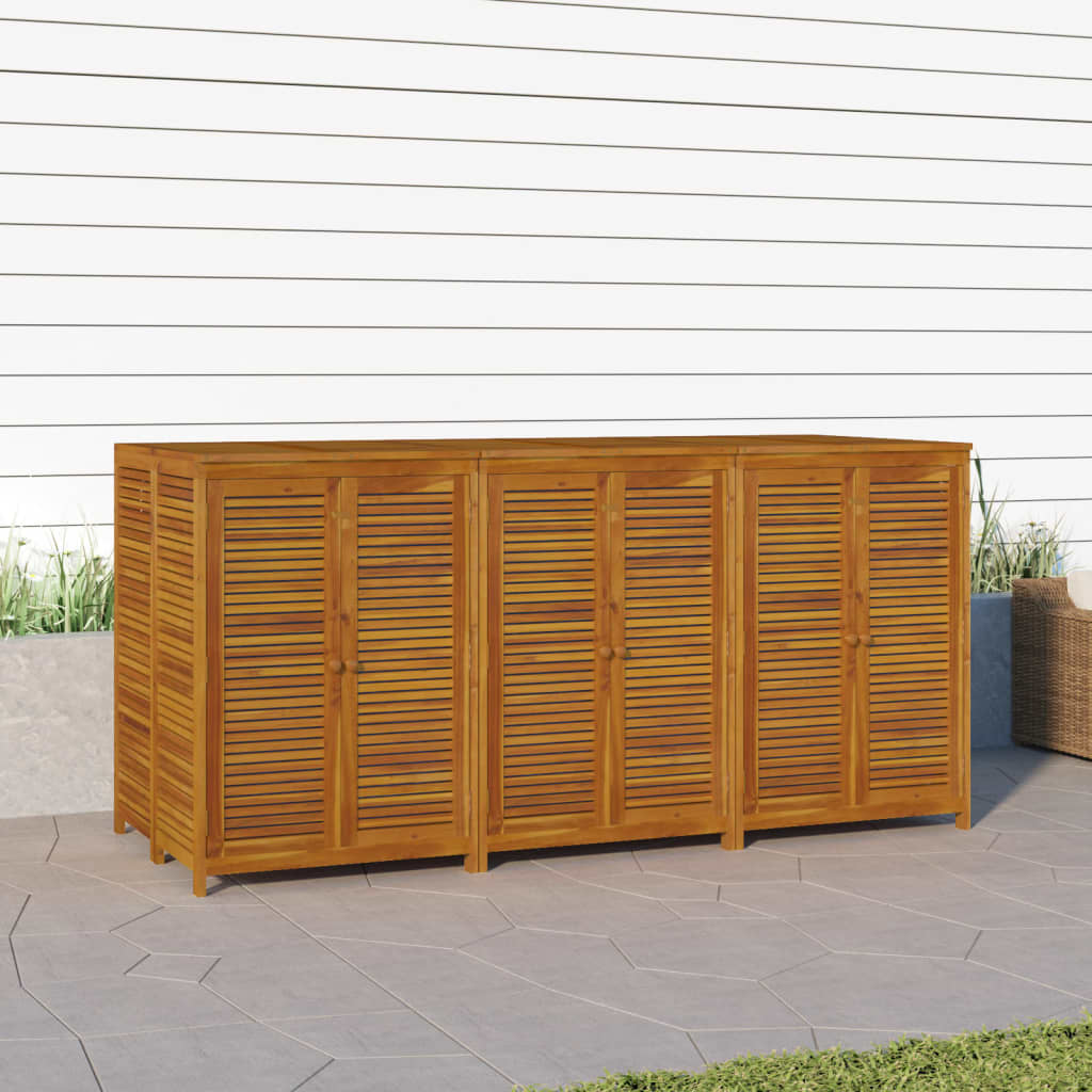 vidaXL Ladă depozitare de grădină, 210x87x104 cm, lemn masiv acacia vidaXL Ladă depozitare de grădină, 210x87x104 cm, lemn masiv acacia
