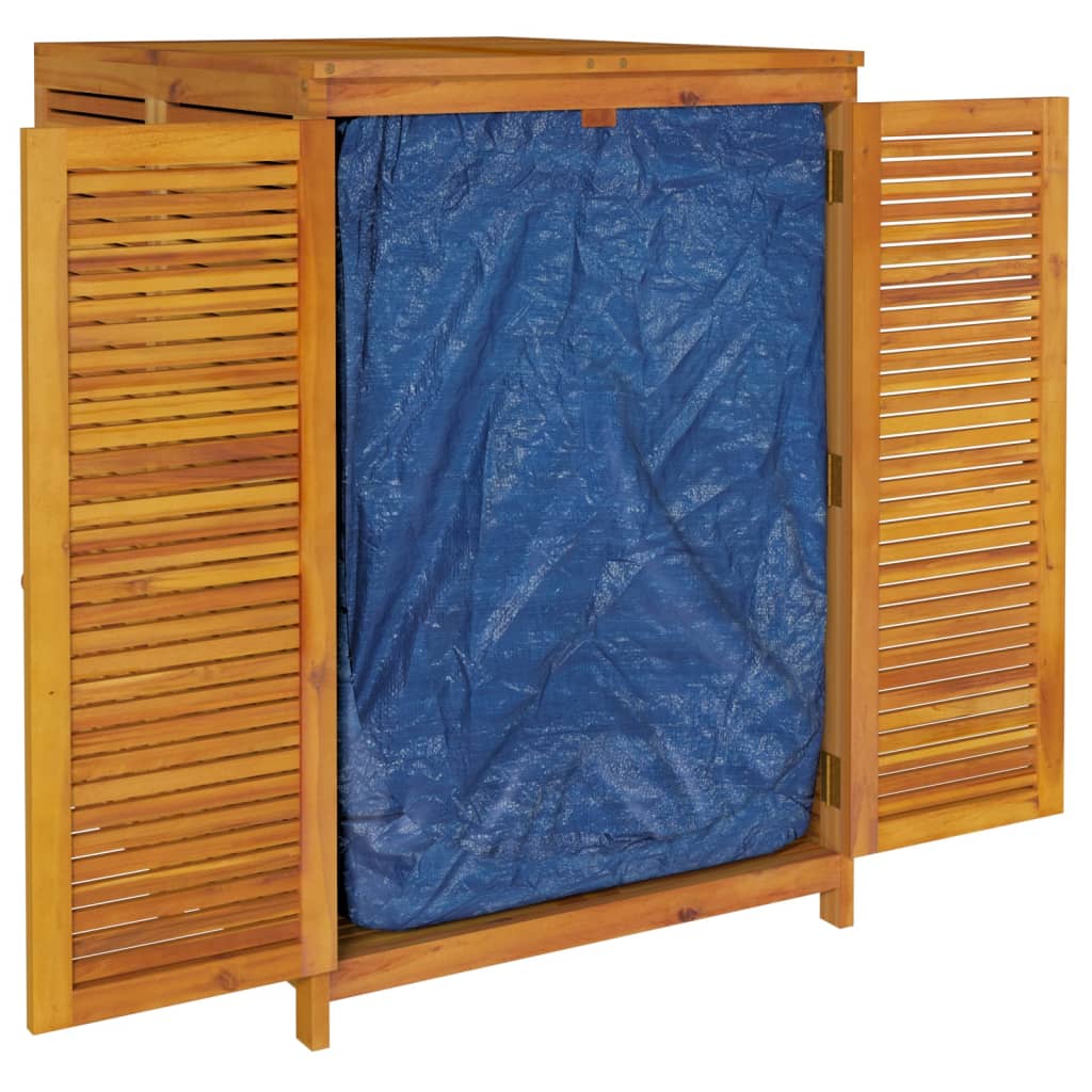 vidaXL Ladă depozitare de grădină, 210x87x104 cm, lemn masiv acacia vidaXL Ladă depozitare de grădină, 210x87x104 cm, lemn masiv acacia